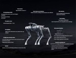 Heavy-Duty Unitree A2 Electronic Robotic Dog Featuring <b>Smart</b> Control Safety Emergency Stop for Patrol & Field Tasks - Product Image 6