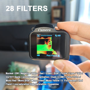 Mini llavero Cámara retro con pantalla de 1,54 pulgadas Grabadora de video digital divertida para niños Videocámara pequeña para regalo de niños - Product Image 3