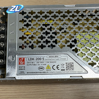 En stock, vente en gros d'usine, transformateur SMPS 5V40A 200W, entrée large plage de tension pour grands écrans LED vidéo d'extérieur et d'intérieur