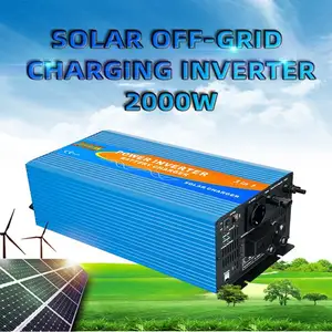 Inversor Solar híbrido de 3000W, controlador MPPT de fase dividida fuera de la red