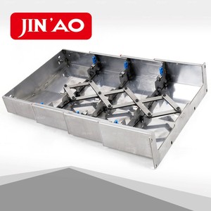 Couvre-voies télescopiques en acier anticorrosion pour machines à <span class=keywords><strong>portique</strong></span> - Product Image 3
