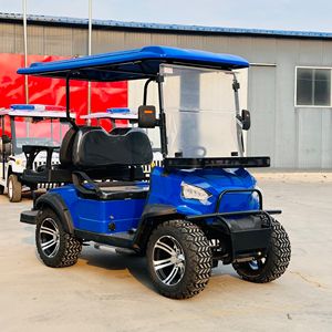 Voiturette de golf électrique moderne 4 places avec direction assistée, moteur AC 60V, couleur et logo personnalisables - Product Image 2