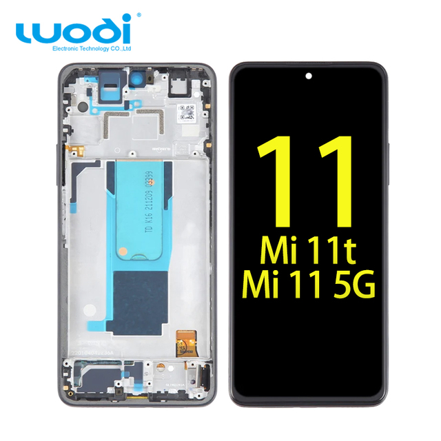 Original for Xiaomi 11 Ultra 11 5G Note Display Replacement LCD with Frame for Redmi Phones 1 Year Warranty