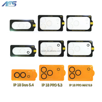 Protection d'objectif d'appareil photo mobile en verre trempé transparent HD 3D à couverture intégrale avec colle complète AFS 9H pour iPhone 18 Duo 17 Pro Max Plus