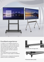 Écran de conférence tout-en-un 4K UHD, tableau blanc interactif tactile intelligent avec fonction multi-touch