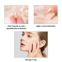 Soin du visage, huile essentielle en capsule biologique, marque privée, blanchiment, réparation, soin de la peau, sans logo, capsule en gel souple, sérum à la vitamine E