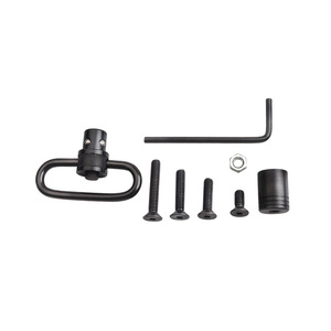 Hebilla Giratoria de Liberación Rápida de Aleación de Alta Resistencia Personalizada de Fábrica, Accesorio de Caza al Aire Libre, Equipo Táctico, Acabado en Óxido Negro - Product Image 6