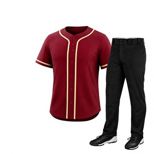 Uniforme de baseball pour adultes fabriqué au Pakistan, haute qualité, 100% polyester, personnalisé, respirant, séchage rapide, coupe régulière, toutes saisons - Product Image 2