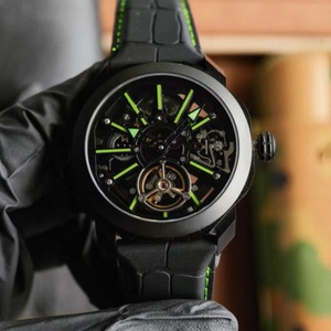 Reloj de Buceo BL Style <span class=keywords><strong>Octo</strong></span> Roma de 44 mm con Tourbillon Esqueleto, Alarma, Caja Octogonal de Titanio y Correa de Piel de Caimán de 20 mm - Product Image 2