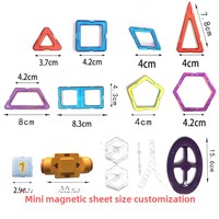 Mini tablettes magnétiques jouets éducatifs pour filles en vrac vente en gros ensemble de vente directe d'usine emballage en plastique