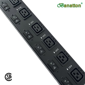 <span class=keywords><strong>CSA</strong></span> 125A 63A สามเฟส PDU หน่วยจำหน่ายไฟฟ้า Pdu Smart Pdu - Product Image 3