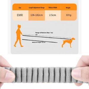 KingHon Wholesale Nylon <b>Double</b> Dog Leash Adjustable Reflective Two Hook Pet Dogs <b>Double</b> <b>Ended</b> Nylon <b>Leads</b> - Product Image 5