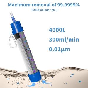 Filtro de Agua Portátil con Membrana UF, Mini Filtro de Agua de Emergencia para Camping, Senderismo y Actividades al Aire Libre - Product Image 2