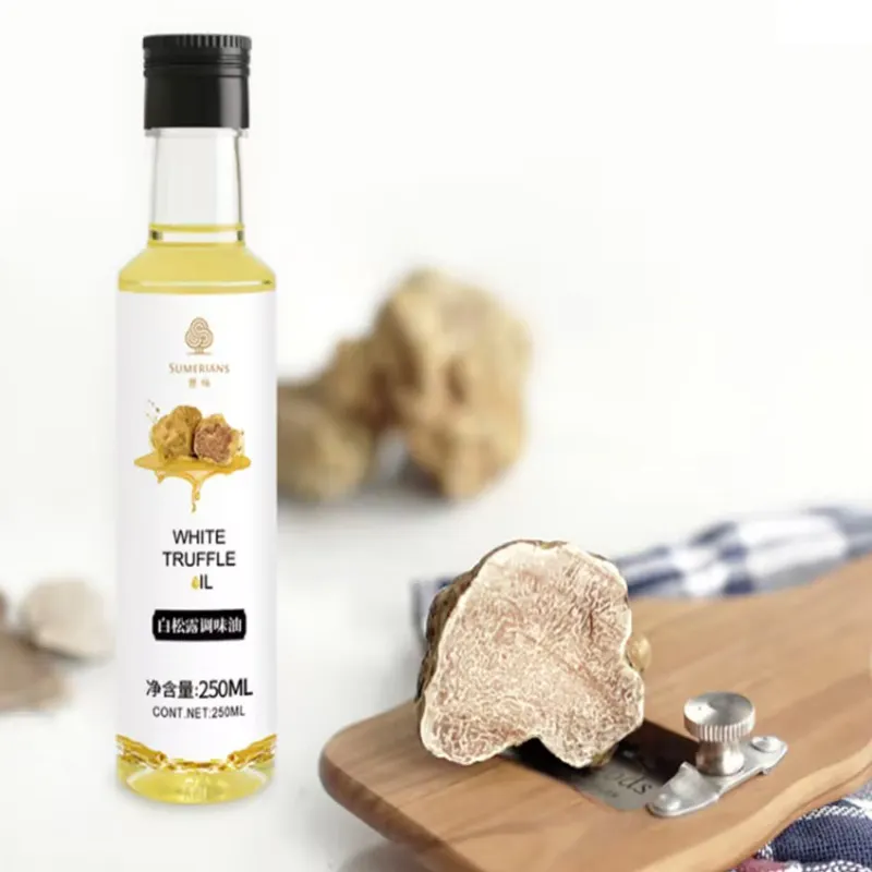 Olio extra vergine di oliva al tartufo nero, olio extra vergine di oliva al tartufo bianco