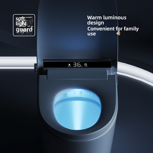 Bán buôn ABS gốm thông minh thông minh nhà vệ sinh phòng tắm tự động sưởi ấm chỗ ngồi một mảnh nhà vệ sinh commode - Product Image 6