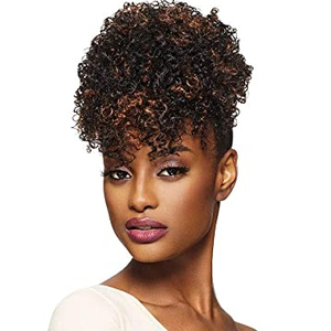 Queen's <span class=keywords><strong>Dream</strong></span> — cheveux synthétiques bouffants, Extension de cheveux Afro crépus et chignon avec queue de cheval - Product Image 1