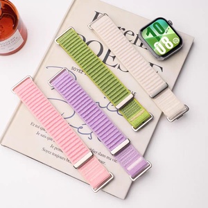 Bracelet en nylon tissé pour <span class=keywords><strong>HUAWEI</strong></span> Fit 3/<span class=keywords><strong>4</strong></span>/<span class=keywords><strong>4</strong></span> <span class=keywords><strong>Pro</strong></span>/5/5 <span class=keywords><strong>Pro</strong></span>, connecteur dédié précis, ajustement doux et confortable, léger et respirant - Product Image 2
