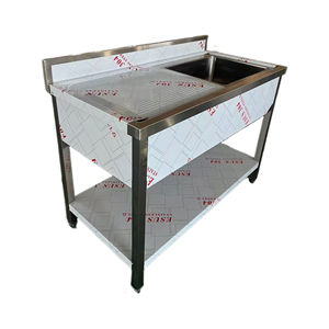 Évier de laboratoire en acier inoxydable VICTORY KITCHEN pour hôpitaux et restauration, fourniture d'usine - Product Image 2