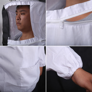 Vêtements <span class=keywords><strong>d</strong></span>'apiculture : Équipement de protection demi-corps, Chapeau anti-abeilles, Vêtements anti-insectes et anti-griffures pour travaux agricoles - Product Image 4