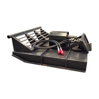 Accessoire de débroussailleuse à haute efficacité de coupe avec moteur hydraulique pour mini-chargeuse compacte