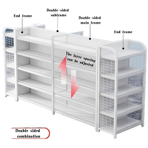 أرفف محلات صيدلية عالمية قابلة للفصل وسهلة التجميع معدنية من الصيدليات - Product Image 2
