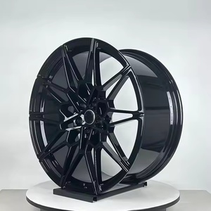 Nouvelles roues de voiture de tourisme en alliage forgé noir personnalisé 15-24 pouces 5x114.3 5x112 jantes sport concaves pour <span class=keywords><strong>A4</strong></span> A6 <span class=keywords><strong>B8</strong></span> C7 F30 E90 X5 - Product Image 3