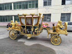 Véhicule de mariage, chariot, calèche Citrouille de Cendrillon, chariot de tourisme - Product Image 5