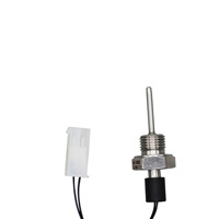 Sonde de température à résistance en platine PT100 FX-NTC00X avec sonde filetée pour la mesure de la température des conduites de liquides et terminaison de câble