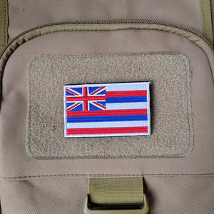 ธงชาติ 50 รัฐของสหรัฐอเมริกา ผ้าแคนวาสคุณภาพสูง ปักด้วยเรซิ่น พร้อมเลื่อม ติดเย็บ/ติดตีนตุ๊กแก - Product Image 4