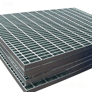 Grille <span class=keywords><strong>en</strong></span> <span class=keywords><strong>acier</strong></span> galvanisé à chaud antidérapante haute résistance pour passerelles de plateformes et couvertures de drainage - Product Image 1