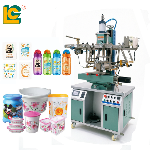 Semi Automatic New Heat Transfer Stamping Equipment Flat Bottle Cup Plastic Glass Container Multi-Purpose High-Speed Printer