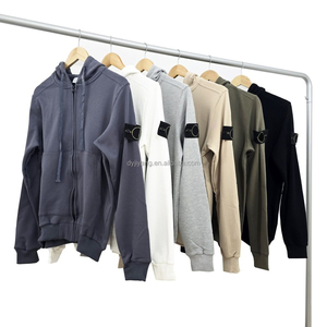 <span class=keywords><strong>Sudadera</strong></span> con <span class=keywords><strong>Capucha</strong></span> y Cremallera de Algodón 100% Cálida, Oversize, Estilo Básico, de Fábrica de Moda 2025, para Deporte Casual y Cómodo, Estilo Isleño - Product Image 1