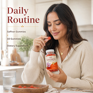 Compléments Avancés : Mélange Biologique de Safran Rouge – Compléments à Base de Plantes pour Adultes, Soutien Immunitaire, Santé Digestive, Antioxydants en Gummies - Product Image 2