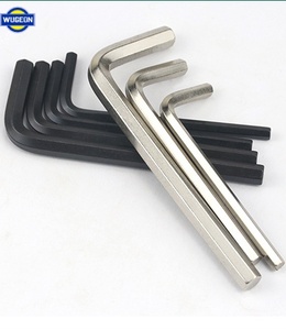 Wugeon tùy chỉnh thép không gỉ hình chữ L Hex cờ lê <span class=keywords><strong>3</strong></span>/8, <span class=keywords><strong>3</strong></span>/<span class=keywords><strong>32</strong></span>, phím lục giác 1.5 - 10 mm và bu lông lục giác - Product Image 4