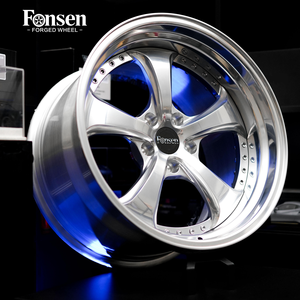 Rines Cóncavos de Aleación Forjada Cromada Pulida de Alto Rendimiento de <span class=keywords><strong>2</strong></span> Piezas para BMW, <span class=keywords><strong>Mercedes</strong></span>, Audi, Porsche, Tesla - Product Image 3