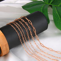 Chaîne ovale en acier inoxydable pour femmes, collier tendance, avec câble plat, ovale, livraison gratuite, vente en gros