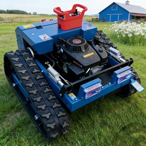Tondeuse à gazon autopropulsée pour <span class=keywords><strong>ferme</strong></span> et verger, télécommande, machine de taille et de désherbage de jardin et de pelouse - Product Image 6