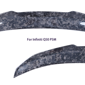 Aileron arrière en fibre de carbone forgée style PSM pour Q50 Q50S Q50L 2013-2023 - Product Image 3