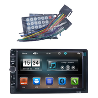 Autoradio 2 DIN avec écran tactile HD 7 pouces, lecteur MP5, aide au recul, RGB, pour USB, SD, Aux-in, amplificateur