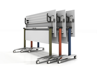Table de formation mobile pliable, module combinable librement, mobilier de bureau pour les écoles, les bureaux, les salles de conférence, les tables de réunion