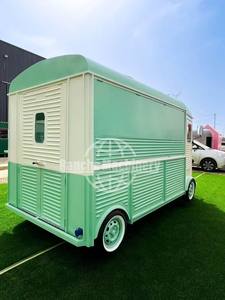 Outdoor <b>Small</b> Mobile Fast Food Cart Kiosk Design Street Mini Round Towable Food Trailer <b>for</b> Sale in Canada - Product Image 2