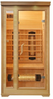 Poêle de sauna infrarouge électrique de luxe pour 6 personnes, en cèdre rouge et bois de pruche, design moderne, écologique, vapeur sèche, usage commercial et domestique