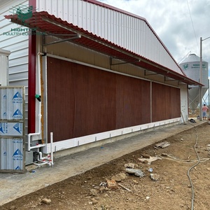 Gallinero Prefabricado Moderno con Estructura de Acero y Ventilación Tipo Túnel, con Cortina Húmeda para Refrigeración de Pollos - Product Image 5
