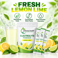 Sachets de poudre d'électrolytes personnalisables OEM – Complément d'hydratation et de soutien musculaire pour le fitness – Mélange de boisson électrolytique