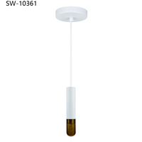 Lámparas Colgantes LED Decorativas Personalizadas de 220V con Bola de Plástico G9 para Comedor y Dormitorio