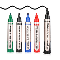 Marqueurs effaçables à sec pour tableau blanc, encre à base d'huile non toxique, pointe biseautée/creuse, options multicolores - Personnalisation OEM/ODM disponible