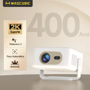 Projecteur intelligent Google TV HY300GT, très populaire, avec 400 ANSI lumens, haut-parleurs intégrés et prise en charge 2K pour la maison - Product Image 2