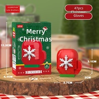 Nuevos Productos Transfronterizos: Set de Regalo de Bloques de Construcción Sorpresa de Cuenta Regresiva de 24 Días para Navidad, Juguetes de Construcción Navideña con Partículas Pequeñas