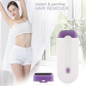 Kit de Depilación Indolora Smart Health Touch, Depiladora Recargable por USB para Cuerpo, Rostro, Piernas, <span class=keywords><strong>Bikini</strong></span>, Afeitadora de Manos para Mujer - Product Image 2