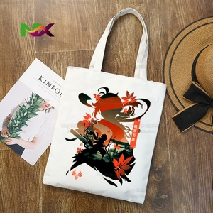 Sac fourre-tout en toile imprimé anime Genshin Impact Xiao <span class=keywords><strong>Hu</strong></span> <span class=keywords><strong>Tao</strong></span> style Harajuku pour le shopping AliExpress - Product Image 3